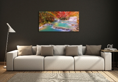 Quadro in verde Cascata