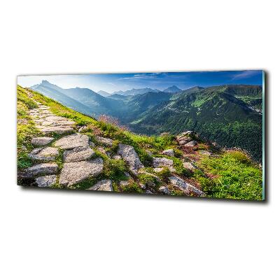 Quadro vetro Alba sui Monti Tatra