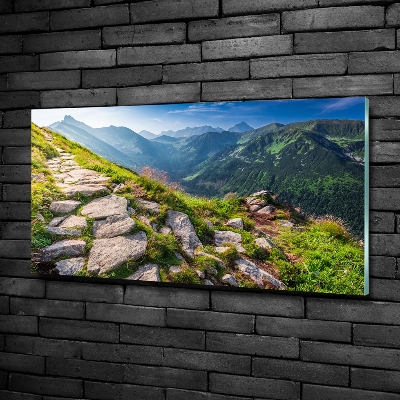 Quadro vetro Alba sui Monti Tatra