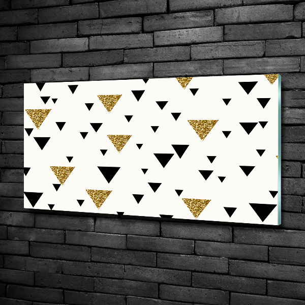 Quadro su vetro Sfondo triangolare