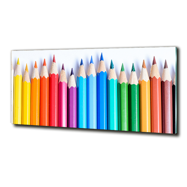 Quadro vetro Matite colorate