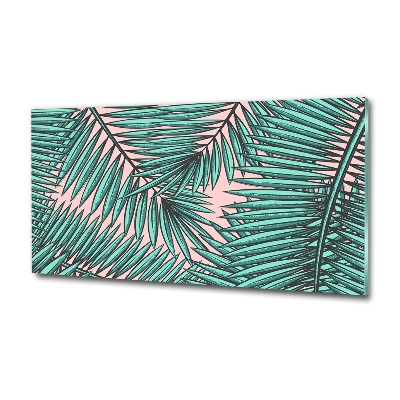 Quadro in verde Foglie di palma