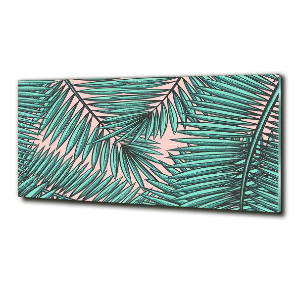Quadro in verde Foglie di palma