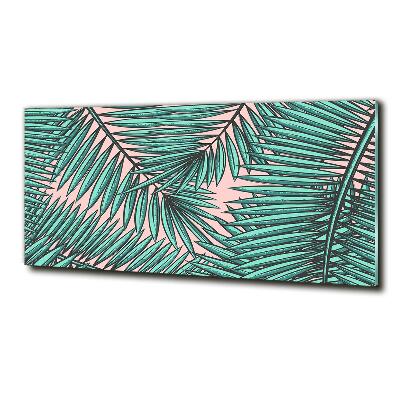 Quadro in verde Foglie di palma