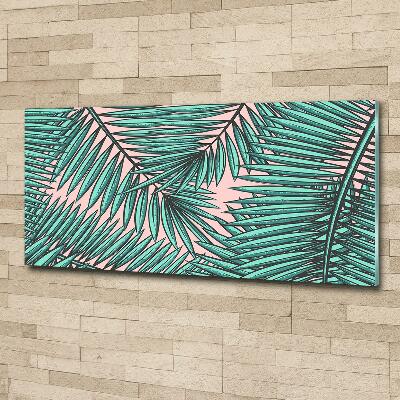 Quadro in verde Foglie di palma