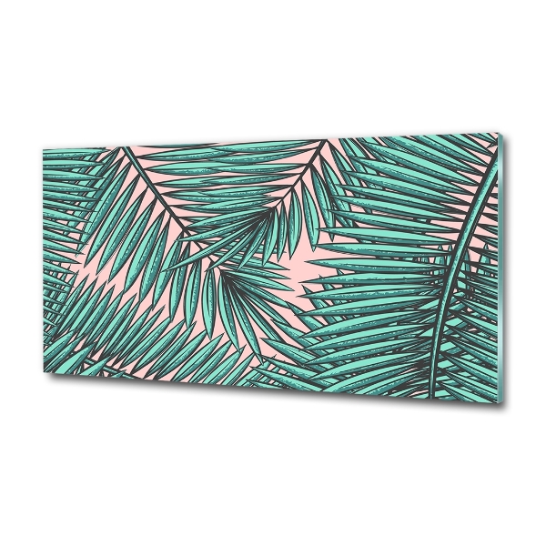 Quadro in verde Foglie di palma