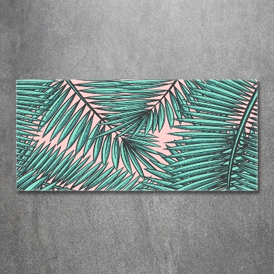 Quadro in verde Foglie di palma