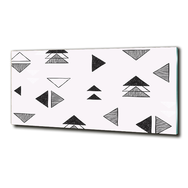 Quadro in verde Sfondo triangolare