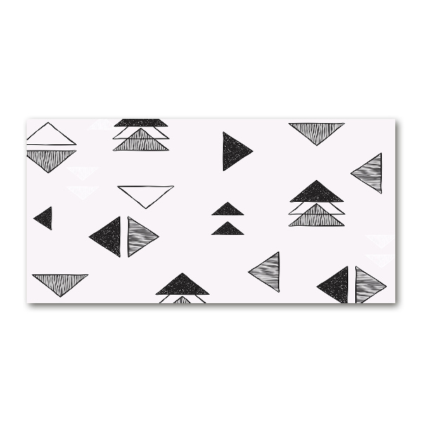 Quadro in verde Sfondo triangolare