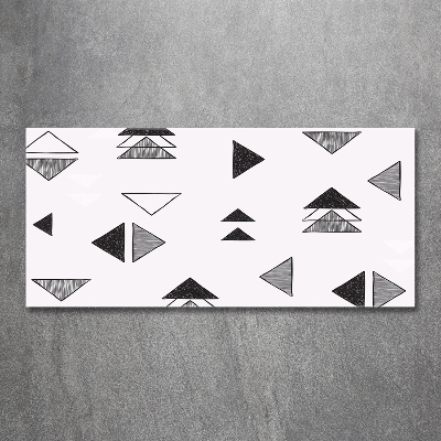 Quadro in verde Sfondo triangolare