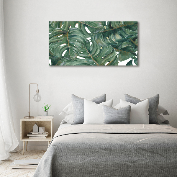 Quadro vetro Monstera