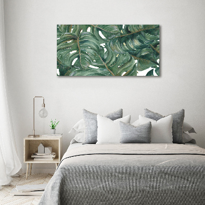 Quadro vetro Monstera