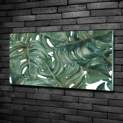 Quadro vetro Monstera