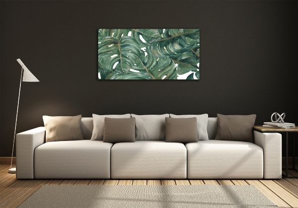 Quadro vetro Monstera