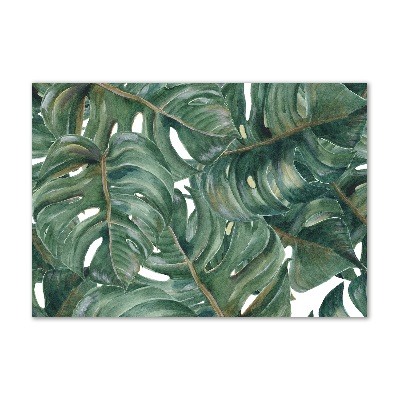 Quadro vetro Monstera