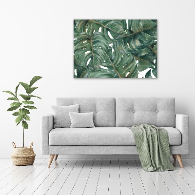 Quadro vetro Monstera