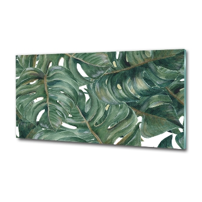 Quadro vetro Monstera