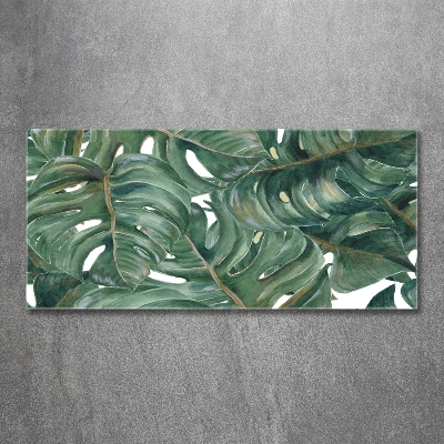 Quadro vetro Monstera