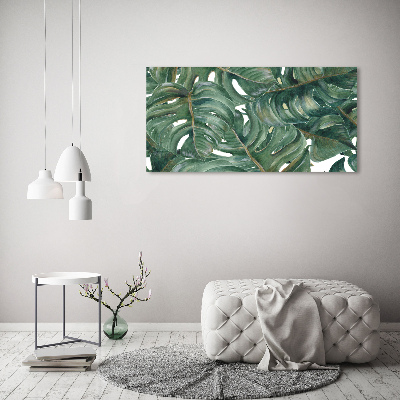 Quadro vetro Monstera