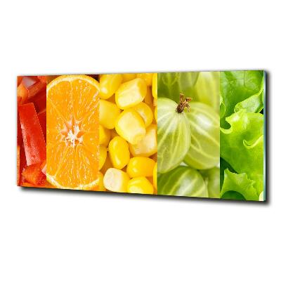 Quadro su vetro Frutta e verdura