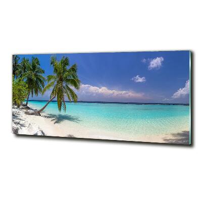 Quadro in vetro Panorama della spiaggia