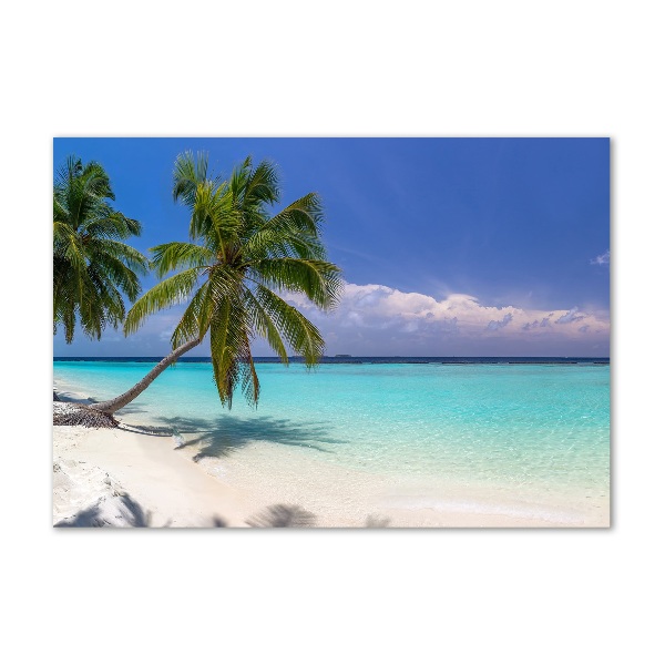 Quadro in vetro Panorama della spiaggia