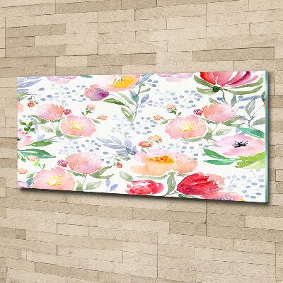 Quadro in vetro Papaveri