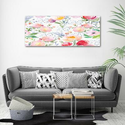 Quadro in vetro Papaveri