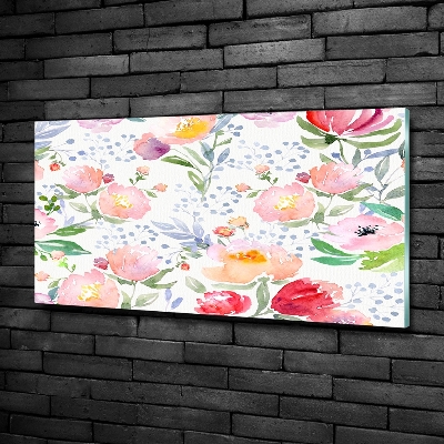 Quadro in vetro Papaveri