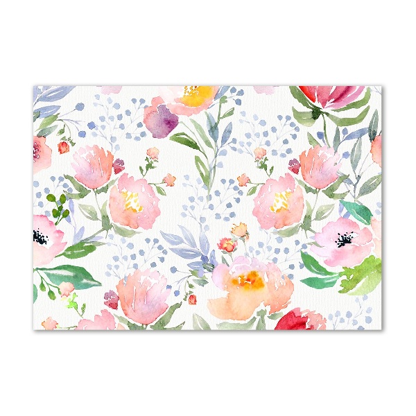 Quadro in vetro Papaveri