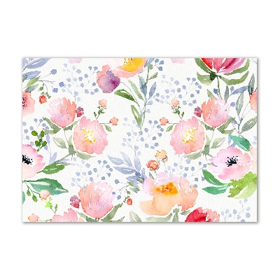 Quadro in vetro Papaveri