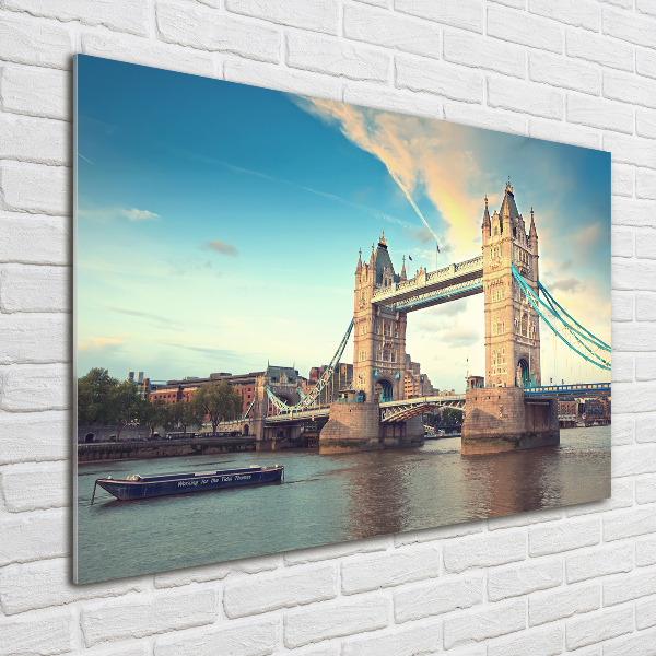 Quadro vetro Tower Bridge di Londra