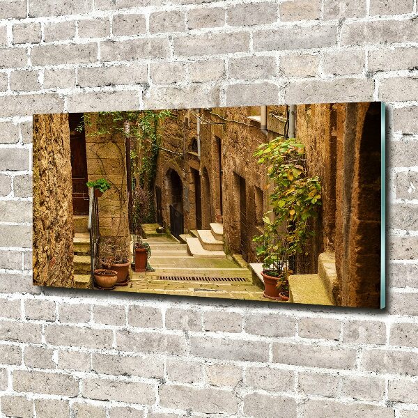 Quadro in verde Strade italiane