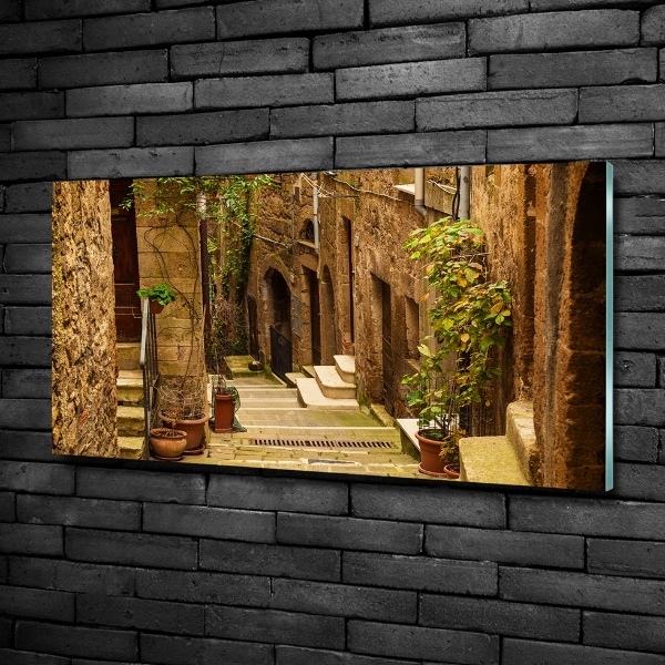 Quadro in verde Strade italiane