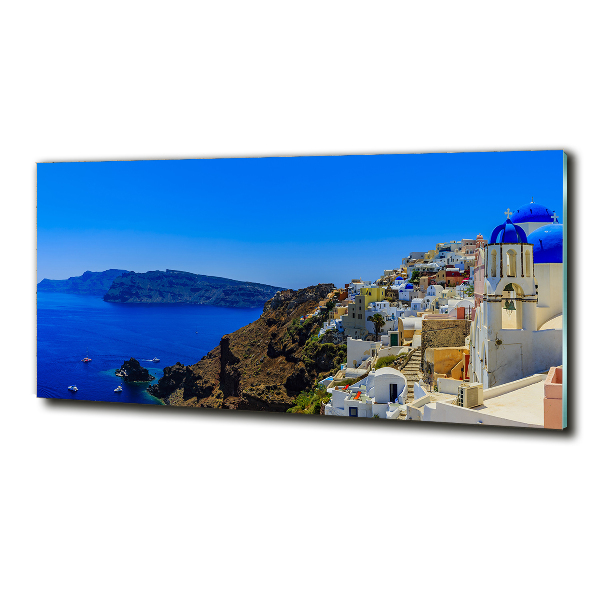Quadro in vetro Santorini, Grecia