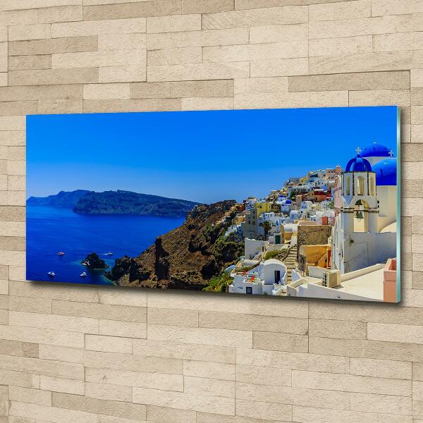 Quadro in vetro Santorini, Grecia