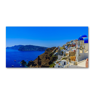 Quadro in vetro Santorini, Grecia