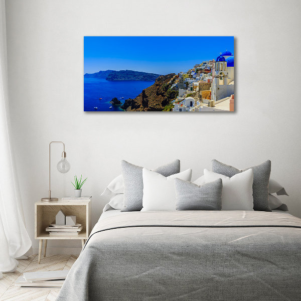 Quadro in vetro Santorini, Grecia