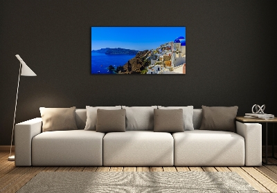 Quadro in vetro Santorini, Grecia