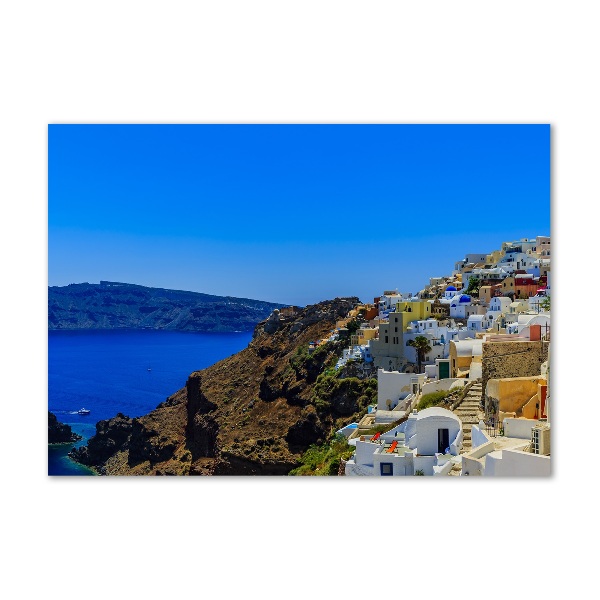 Quadro in vetro Santorini, Grecia