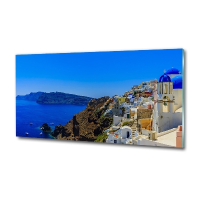 Quadro in vetro Santorini, Grecia