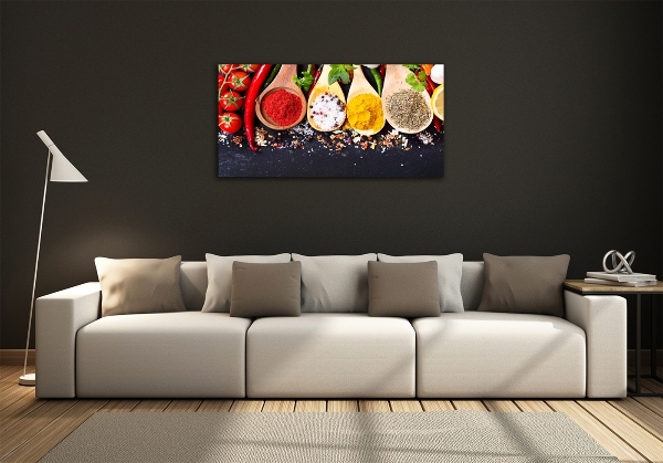 Quadro in verde Miscela di spezie