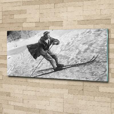 Quadro vetro Sciatore