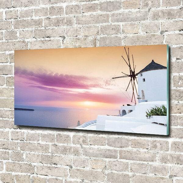 Quadro su vetro Santorini, Grecia