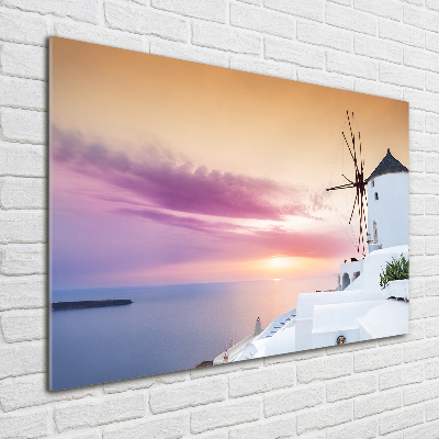 Quadro su vetro Santorini, Grecia