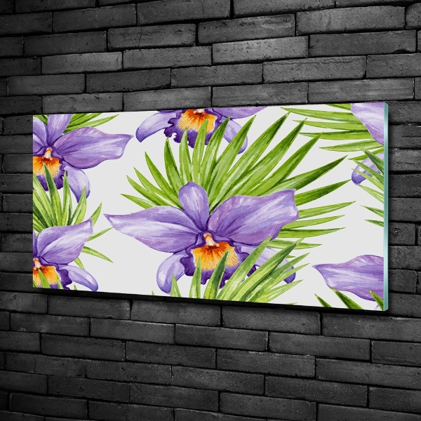 Quadro in verde Orchidea
