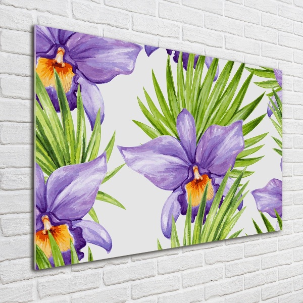 Quadro in verde Orchidea