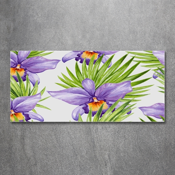 Quadro in verde Orchidea