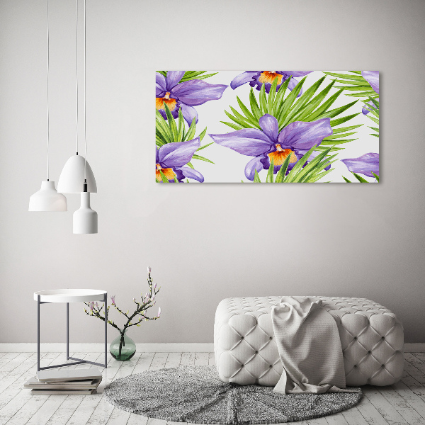 Quadro in verde Orchidea