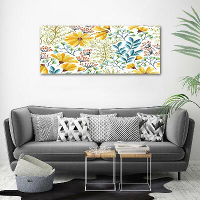 Quadro su vetro Fiori primaverili